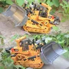 Mini Excavator Kids Dump Trucks RC CAR Toy para niños Ingeniería Vehículo Niños Control remoto Extracción de la bulldozer Crane 240428