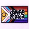 LGBT rainbow person brooch Cute Anime Movies Games Hard Enamel Pins Collect Cartoon Brooch Backpack Hat Bag Collar Lapel Badges