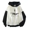 Hoodies للرجال Sweatshirts Band Tokio Hotel Hotels 3D Sweatshirt Mens و Womens Hoodies كبيرة الأزياء الأطفال من النوع الثقيل ذو الأكمام الطويلة Q240506