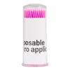 Makeup Brushes 100 Pcs Disposable Spiral Handle Microbrush Mascara Wands Micro Brush Applicator Lashes Eyelash Extension Tools