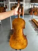 4/4 Violín hecho a mano Nice grano de grano al estilo europeo de madera europea con un estuche