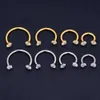 Body Arts 5pcs G23 Titanium 16G CZ TRAGUS ELECIMENTO PIRECORECIONCIONAL JOONTES LABRET LABRE RING BRIANÇOS DE SEPTUM NARE RINGS DOBRADORES internos D240503