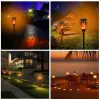 33/96 LED Outdoor Solar Flame Lamp Torch Light Safety Waterdicht licht flikkeringslichten voor terrastuin Decor Automatisch op schemering