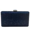 Boutique De FGG Navy Blue Women Crystal Clutch Evening Bags Wedding Bridal Box Handbags Party Dinner Diamond Purse 210823 186n