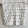 T-shirt pour femmes Designer 24 Printemps / été nouveau produit Small Fragrant Wind 3D Bow Short à manches t-shirts pour les femmes WWXA