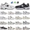 Chaussures de course hommes Femmes 530 530s Chaussures Designer Sneakers Eclipse Phantonm Blanc Détails noirs Lvory Silver Cream Sel Salt Outdoor Sports Trainers