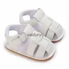 Sandalen Kleinkind Erste Walker Baby Crib Neugeborene Sommer Infant Boy Girl Schuhe Gummi weicher Sohle Nicht-Schlupf H240506