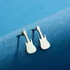 Boucles d'oreilles étalon en acier inoxydable kinial pour femmes bijoux bijoux de guitare metal.