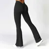 Frauenhose Capris Probieren Sie Bn V-Back ausgestattete Hosen Damen Fitness Scench Legging High Taille Workout Fitnessstudio Running Hosen Jogging Active Titel Y240504