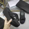 أزياء أزياء CF منصة الجلود أحذية مصممة صندل الكعب نساء كلاسيكية Flip-Flops Summer SDVDZXC