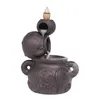 Lâmpadas de fragrâncias 1pc criativo jarra de vinho estrela ornamento backflow incense queimador de cerâmica Censador de decoração de casa de artesanato (sem incenso) T240505