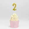 3pcs свечи Новый номер 0-9 С Днем Рождения торт свечи Топпер Декор Споведи Снаряжение Декор Свечи ДЕЙСТ
