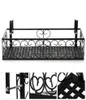 Rackd Rack Organisateur Panier de rangement de pot de fleurs Rack Rack Rack Rack Racks Balcon Rail Planteur Shelf Fence Fenling Pots Flower Pots 12384850