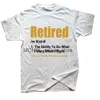 As camisetas masculinas aposentaram a capacidade de fazer o que eu quero quando a camiseta de aposentadoria cool tops soltos camise