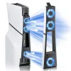 Lautsprecher RGB Light Cooling -Lüfter für PS5 Slim Console mit 3 Lüfter USB 3.0 Port Stille Kühlsystem für Sony PS5 Slim Gaming Accessoires