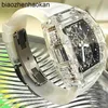 Milles Richamills Watch RM035 Modificata in Crystal Case Automatic Mechanical Mens Nome