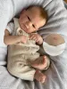 Dolls 1820Inch Elijah Reborn Baby Girl and Boy With Rooted Hair Handmade Soft Touch Feeling Lifelike Bebe Reborn Doll For Children