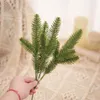Dekorative Blumen 5/10pcs Grüne künstliche 3 Gabel Pflanze, die saftigen Desktop gefälschten Valentinstag Hochzeitsdekoration Mini Bonsai verblassen