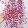 Flores decorativas Planta artificial Almirantazgo Willow Vine Wall Hanging Fake Christmas Home Garden Decoración al aire libre