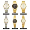 Relógios de pulso Liebig Japan Quart Movimento Women Mens relógios luxuosos aço inoxidável feminino feminino Golden Wristwatch relógio Relógio feminino