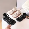 Sandali per bambini scarpe scarpa sandali romani estate New Fashion Casual Shoe Black Child Top Top Apri Princess Sandalias Nio