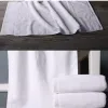 Towels 100% cotton thickened white towel jacquard soft bamboo fiber towel strengthen absorbent white towel for home hotel beauty salon