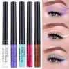 Eyeliner Matt Neon Flüssigkeit Eyeliner Stift 12 Farben wasserdicht schnell trocknen dauerhafte blau weiß rosa glatte Eyliner Bleistift Make -up -Kosmetik Kosmetik