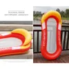 Aufblasbare schwimmende Reihe faltbar Schwimmbad Wasserliegestuhl Strandspielzeug Sportluftmatratzen 240506