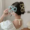 Altre clip per capelli a fiocrona di nuovi gocciolamenti di moda Donne Clip coda di cavallo gelatina Clear Claip Girl Girpin Crab Cangola Accessori per coperto