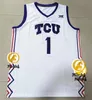 Sedona Prince Hailey van lith Emanuel Miller Avery Anderson III TCU rogaty żaby koszulka koszykówki niestandardowa Isaiah Manning 4 Jameer Nelson Jr. TCU Jerseys