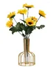 花瓶クリエイティブフラワードライコンテナシンプルホローアイアン花瓶透明な偽のシミュレートされた小さなフォロワーボトル