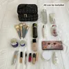 Storage Bags Ins Cosmetic Bag For Women Portable Lipstick Organizer Case Delicate Makeup Bathroom Wash Travel