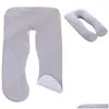 Zwangerschapskussens 1 stcs u-vorm FL Body Pillowcase Er geen vulmiddel vrouwen must haves buiksteun 240321 drop levering baby, kinderbenodigdheden dhfho