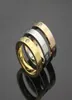 Three Diamond Luxury Love Ring Zirconia Designer Jewelry 18K Gold Plated Wedding Whole Adjustable with Packaging Box2288687