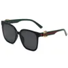 Luxus -Designer -Marke Retro Square polarisierte Sonnenbrille für Frauen Männer Vintage Shades UV400 Klassische große Metallrahmen Sonne Glasse1137