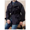 Giacche da uomo giacca da caccia impermeabile per esterni di qualità da uomo a più tasche M65 M65 Casualmente Collar COLLARE COLLARE RETRO SCRING