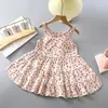 Riemen jurk meisje kleding kinderen outfit aardbeien prinses bruiloft kostuum zomer verjaardagsfeestje baby a1113 240428