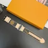 Designer Apple Watch Band Leather Watch -band voor Apple Watch Series 9 3 4 5 SE 6 7 38mm 40mm 41 mm 49mm 42 mm 44 mm 45 mm Iwatch Band Weave Patroon Watchband