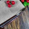 Knives Portable Fruit Knife Multipurpose Small Cutting Knife Red Rosewood Handle Stainless Steel High Hardness Straight BBQ Knife