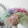 装飾的な花Docidaci赤ちゃんは、手作りのウェディングパーティールームの家の装飾用のための人工プラスチック製ジプソフィラDiy花の花束