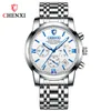 Chenxi Dawn Multi Functional Sports Watch Mens BMW Series Quartz Steel Band Glow مقاومة للماء