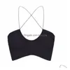 Йога -наряд Lu camisole Sports Bras Bodycon Crop Top для женщин Тренировка Fitness ll Bra Spaghetti Brap