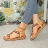 Sandales Femmes pointues Léopard chaussures d'été talons hauts tempérament courte française mode célibataire