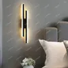 Lampa ścienna LL LED Światło Nordic Minimalist Stylowa nowoczesna sypialnia do telewizora korytarza korytarza Wystrój pokoju
