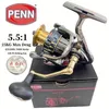 Penn GX10007000 Fishing bobina con 131 cuscinetti di alto livello 25 kg di resistenza massima e bonus PE regalo 240506