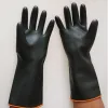 Gants 35/45/55 cm Gants noirs Gants de caoutchouc lourd