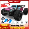 Voiture 4 roues motrices RC avec des lumières LED Radio Offroad 4x4 Remote Contrôle 50 km / h Super Brushless 70 km / h High Speed ​​Drift Racing Truck