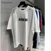 Men Sweaters Fashion Couples Summer T Shirt Ballencigss High Version Fashion b Family Art Hole Shirts Custom Weaving and Dyeing H-made Trend XM6I
