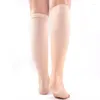 Femmes chaussettes 1pair compression Knee Varicose Open Toe