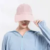 Berets Summer Hat Стильное женское широкое солнце со солнцем с отверстием для защиты лица для открытых мероприятий легкое садоводство